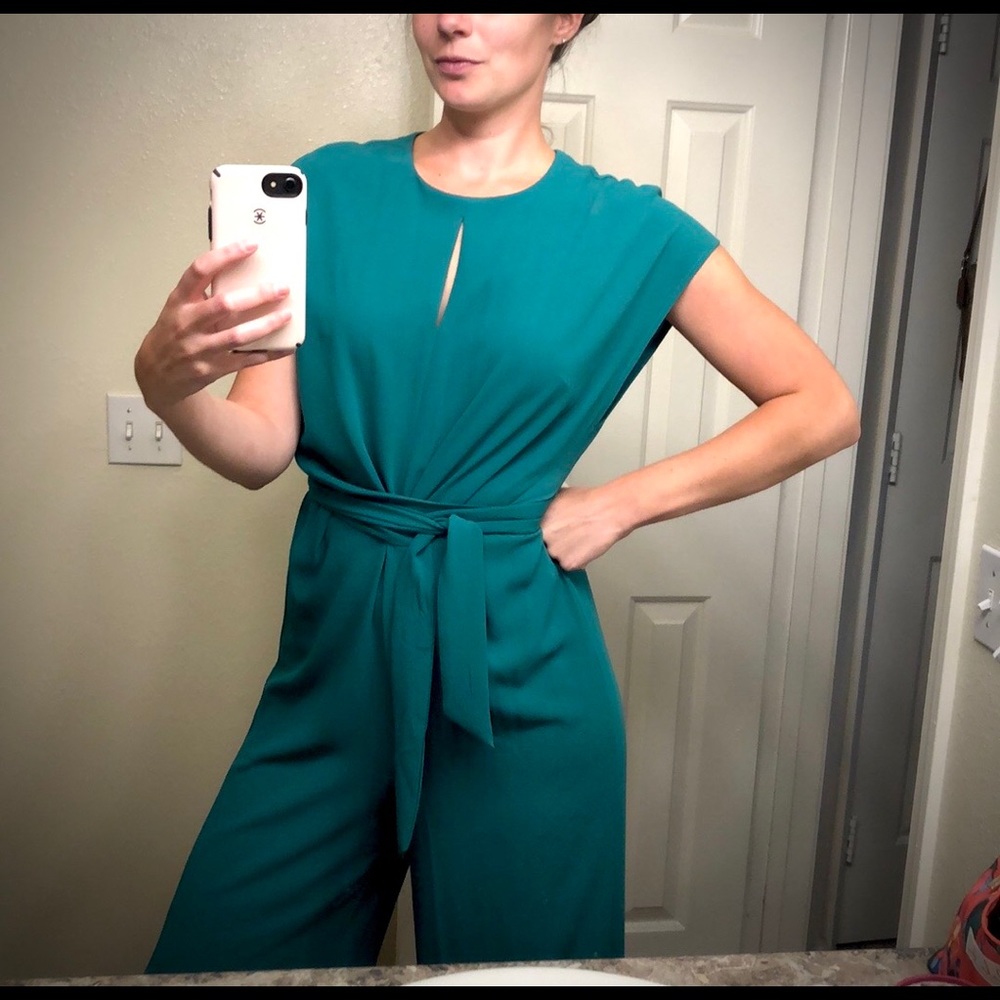 Maggy London Emerald Jumpsuit